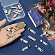 20Pcs Brass Tie Clips&nbsp;KK-SC0007-10P-3