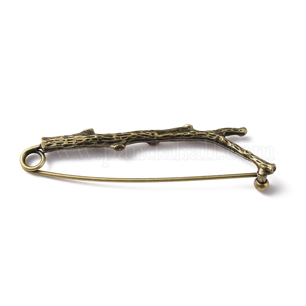 Wholesale Alloy Tree Branch Safety Brooch Pin - Pandahall.com