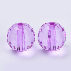 Transparent Acrylic Beads&nbsp;TACR-Q254-8mm-V48