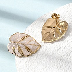 Brass Stud Earrings for Women&nbsp;KK-CBA9D38-05G