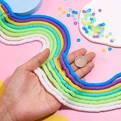 8 Strands Imitation Jelly Handmade Polymer Clay Beads Strands&nbsp;CLAY-TA0001-47B