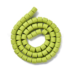 樹脂粘土ビーズ連売り  コラム  緑黄  5~7x6mm  穴：1.5~2mm  約61~69個/連  15.74インチ&nbsp;X-CLAY-T001-C03