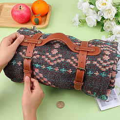 Imitation Leather with Alloy Yoga Mat Strap&nbsp;AJEW-CL0001-99B-02