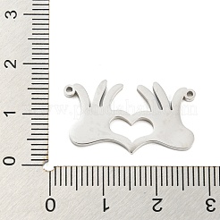 Non-Tarnish 304 Stainless Steel Pendants&nbsp;STAS-Q255-07P