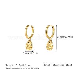 304 Stainless Steel Hoop Dangle Earrings for Women&nbsp;MS6210-1
