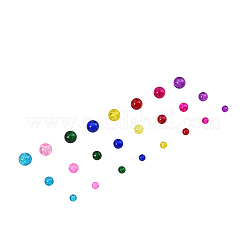 1920~2480Pcs 3 Style Spray Painted Crackle Glass Beads&nbsp;CCG-CJ0001-05