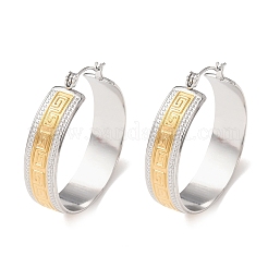304 Stainless Steel Hoop Earrings for Women&nbsp;SA-CBA4160-24GP