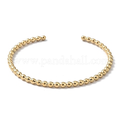 Ion Plating(IP) 304 Stainless Steel Cuff Bangles for Women&nbsp;BJEW-Z078-08G