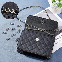 12個 6色合金 DIYバッグ 調節可能な留め具アクセサリー  バッグバックル  ミックスカラー  27.5x13.5x6.5mm  2個/カラー&nbsp;FIND-WR0003-24