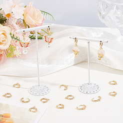 16Pcs Brass Hoop Earring Findings&nbsp;KK-BBC0029-24
