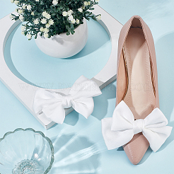 2Pcs Bowknot Polyester Shoe Decoration&nbsp;FIND-DR0001-64C