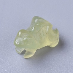 中国風天然jaビーズ  刻まれた  染め  カエル  ミックスカラー  18~20x11~13x9~10mm  穴：1.6~2mm&nbsp;G-L523-086