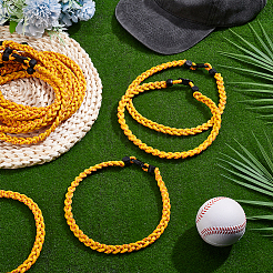 16Pcs Polyester Cord Braided Bead Bracelets for Men Women&nbsp;BJEW-UN0001-87B