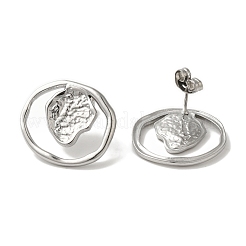 Tarnish Resistant 304 Stainless Steel Stud Earrings for Women&nbsp;EJEW-Z066-12P