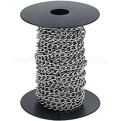 10M 304 Stainless Steel Curb Chains&nbsp;CHS-BBC0001-13