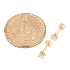 Heart Glass Ear Fake Plugs&nbsp;EJEW-H105-25G-B