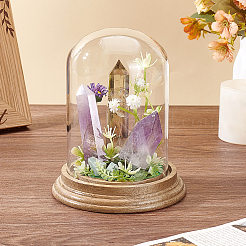 Arch Glass Dome Cover&nbsp;AJEW-WH0460-125B