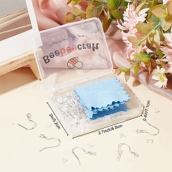 10 Pairs 925 Sterling Silver Earring Hooks&nbsp;STER-BBC0001-37