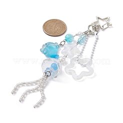 Luminous Jellyfish & Whale Acrylic & Glass Pendant Decooration&nbsp;HJEW-JM01606