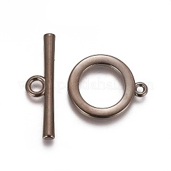 CCBプラスチックマンテル  リング  ガンメタ色  25.5x21.5x3mm  穴：2mm&nbsp;LS-CCB-G006-173B