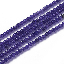 Natural White Jade Beads Strands&nbsp;G-F596-46-3mm