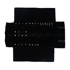 ベロアリングディスプレイ  真鍮パーツ  長方形  ブラック  64.5x58.2x2cm&nbsp;RDIS-P001-01
