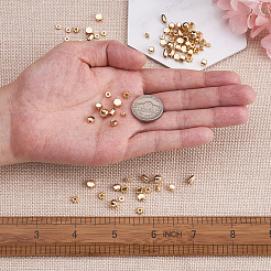 90Pcs 9 Style Brass Spacer Beads&nbsp;KK-CD0001-16G