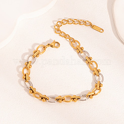 304 Stainless Steel Chain Necklaces & Bracelets Set for Women&nbsp;IX7784-1