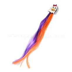ハロウィンヘッドギア  ゴースト装飾ウィッグヘアピン  パーティーヘアデコレーション  カラフル  445mm&nbsp;PHAR-H065-03