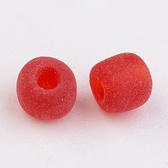 8/0 Frosted Round Glass Seed Beads&nbsp;X-SEED-A008-3mm-M5