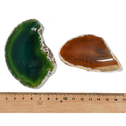 Natural Druzy Agate Slice Cabochons&nbsp;G-F826-E