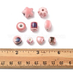 20Pcs 10 Styles Pearlized Handmade Porcelain Beads&nbsp;PORC-FP0001-08