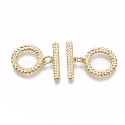 Brass Toggle Clasps&nbsp;KK-S354-221-NF