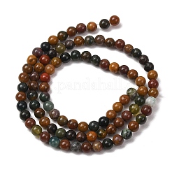 Natural Ocean Jasper Beads Strands&nbsp;G-F668-26-4mm