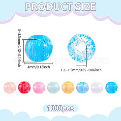 1800Pcs Glass Seed Beads&nbsp;SEED-NB0002-14