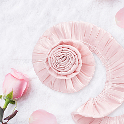 5M Double Layer Polyester Pleated Lace Ribbon&nbsp;OCOR-CY0003-97B