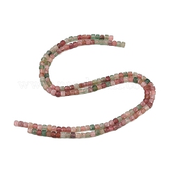 Natural Red and Green Strawberry Quartz Beads Strands&nbsp;GG-NH0006-A01