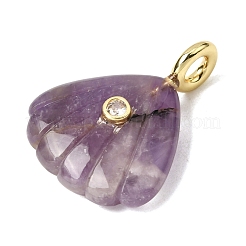 Natural Amethyst Carved Pendants&nbsp;G-C282-05F