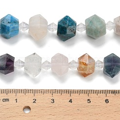 Natural Rose Quartz & Amethyst & Lapis Lazuli & Amazonite & Apatite & Sunstone & Moonstone Beads Strands&nbsp;G-L642-D03-01