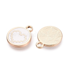 Alloy Enamel Pendants&nbsp;ENAM-Q002-01G-01