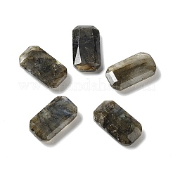 天然混合石キャブチョーン  多面カット四角形  15x8x4mm&nbsp;G-C057-04B