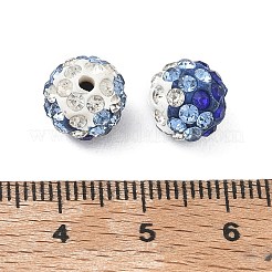 Handmade Polymer Clay Rhinestone Beads&nbsp;RB-CBAFAF8-01F