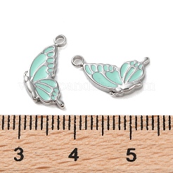 304 Stainless Steel with Enamel Charms&nbsp;STAS-L022-400P-01