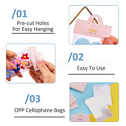 80Pcs Rectangle Clear OPP Cellophane Bags&nbsp;AJEW-TA0005-88