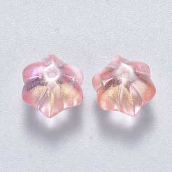 Transparent Spray Painted Glass Beads&nbsp;GLAA-S190-005A-07