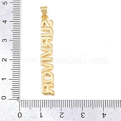Brass Pendants&nbsp;KK-C162-054A-04G