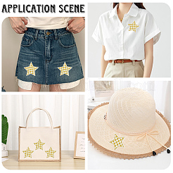 20Pcs Polyester Clothing Patches&nbsp;DIY-CY0002-35C