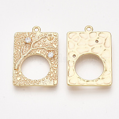 Brass Pendants&nbsp;KK-T038-567G-NF