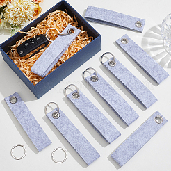 30Pcs Non-Woven Fabric Keychains&nbsp;KEYC-SP0001-64B