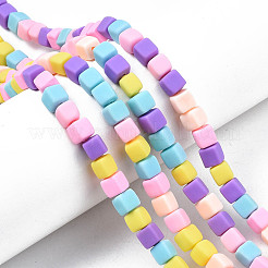 Handmade Polymer Clay Beads Strands&nbsp;LS-CLAY-N008-060-04